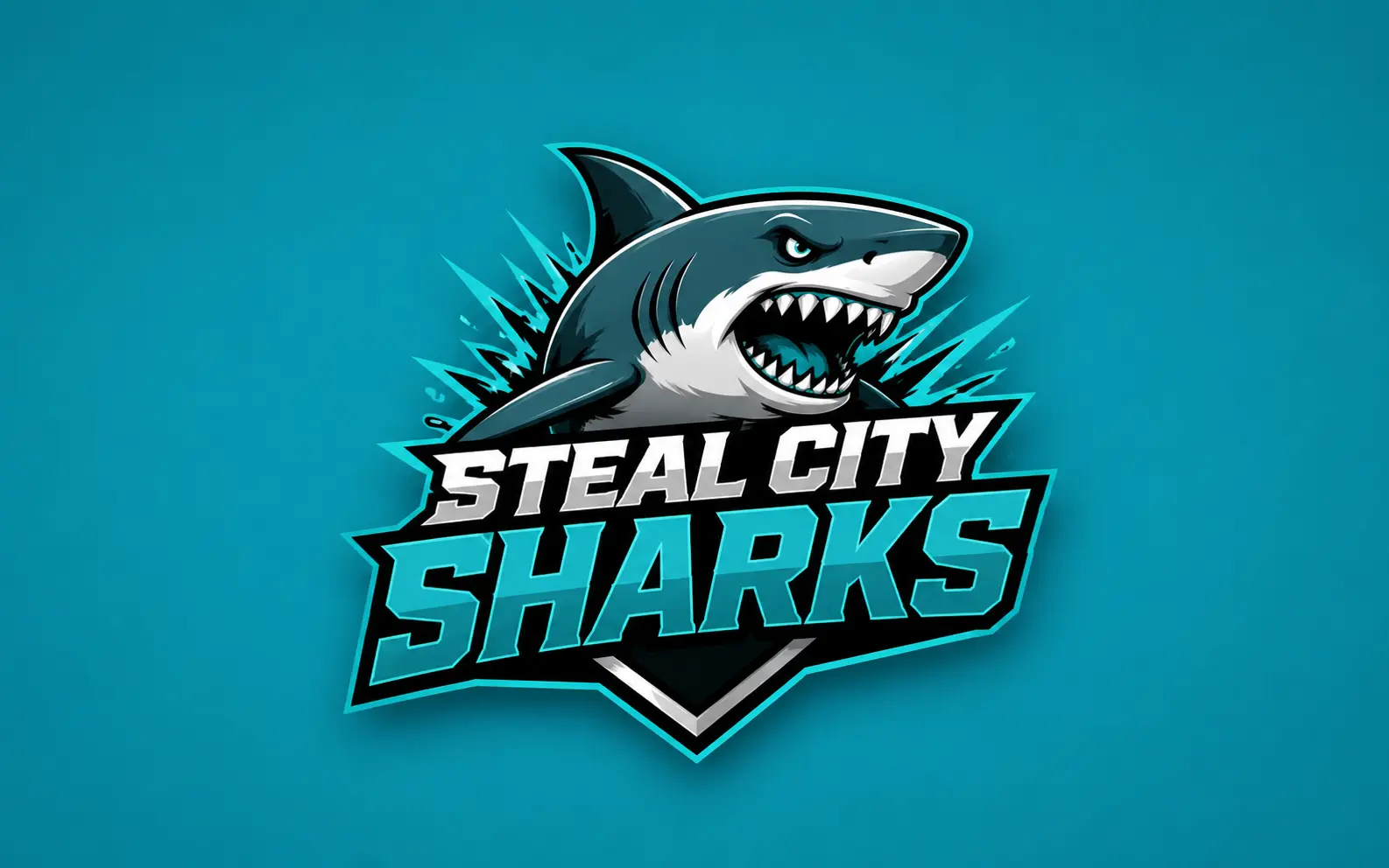 Steal City Sharks team design